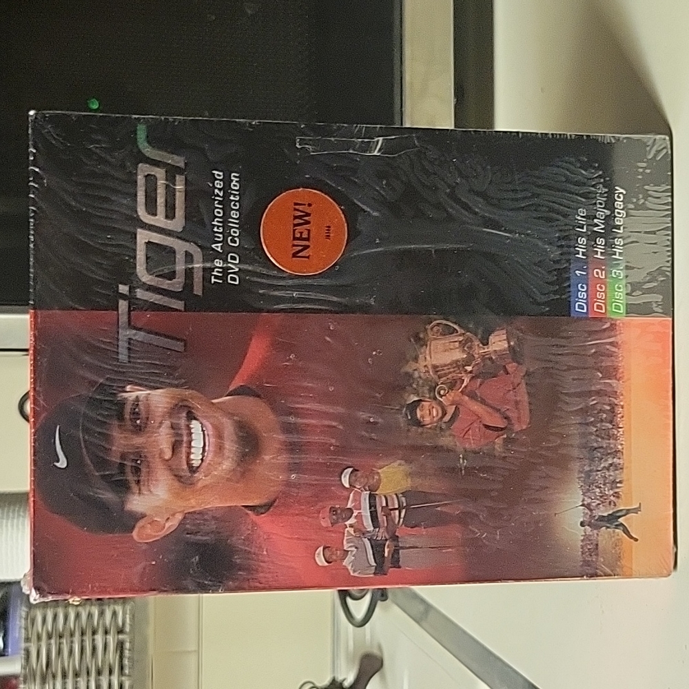 Tiger Woods 3 DVD set. Brand new. 225 minutes